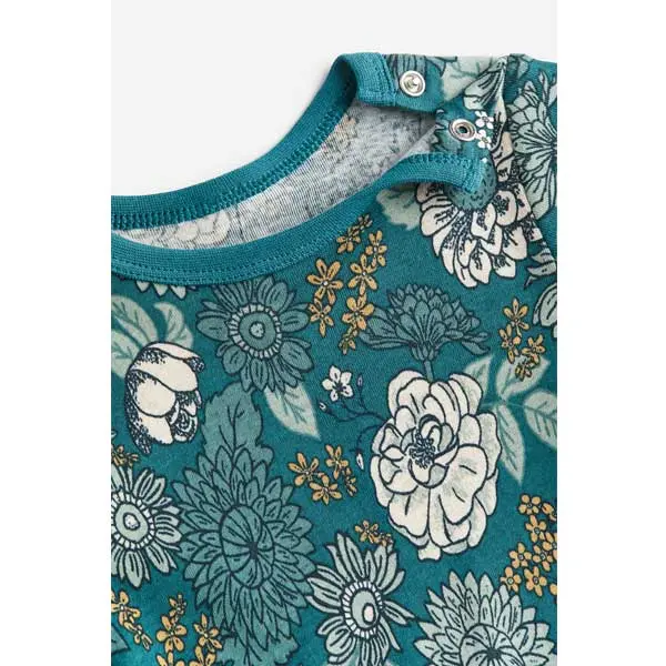 سرهمی نوزاد اچ اند ام مدل Dark Turquoise