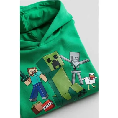 هودی بچه گانه برند اچ اند ام مدل Minecraft