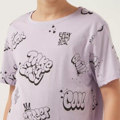 تیشرت پسرانه بچه گانه مکس مدل Typographic