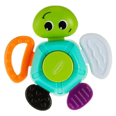 دندان گیر جغجغه ای نوزاد برند Infantino مدل Turtle