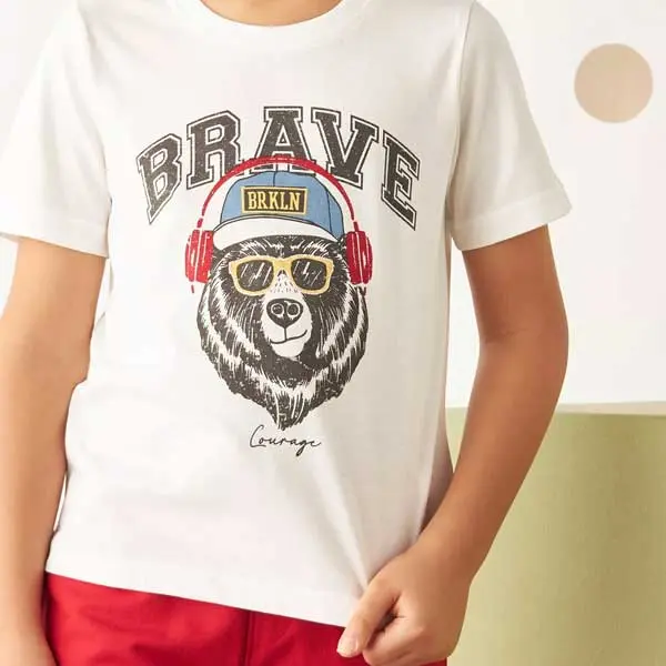 تیشرت بچه گانه پسرانه برند مکس مدل Brave Shirt