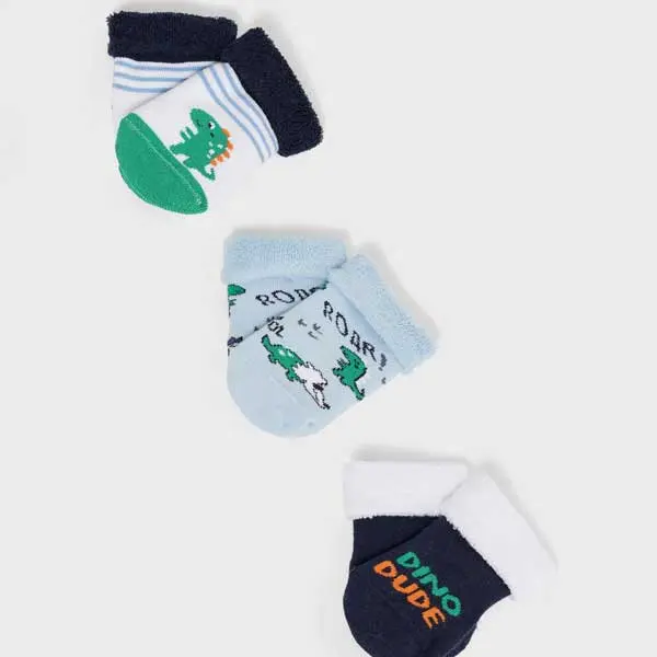 جوراب نوزاد برند June مدل Dino