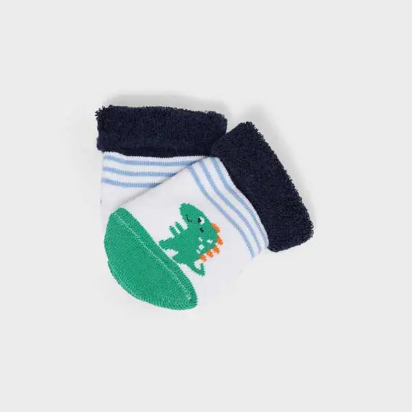 جوراب نوزاد برند June مدل Dino