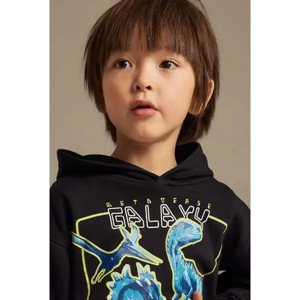 هودی بچه گانه پسرانه برند اچ اند ام مدل Galaxy