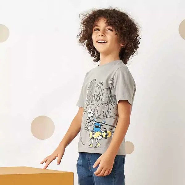 تیشرت بچه گانه پسرانه برند مکس مدل Graphic Shirt