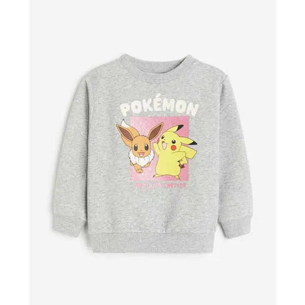 بلوز بچه گانه دخترانه برند اچ اند ام مدل Pokemon