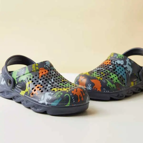 دمپایی جلوبسته بچه گانه پسرانه برند مکس مدل Dinosaur