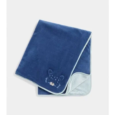 پتو نوزاد مادرکر مدل Blue Leopard