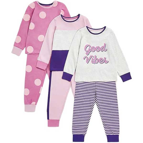 ست بلوز شلوار بچه گانه دخترانه مادرکر مدل Good Vibes