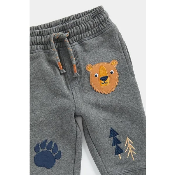 شلوار بچه گانه پسرانه برند مادرکر مدل Grey Bear Joggers