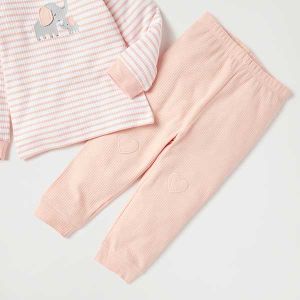 ست بلوز شلوار بچه گانه دخترانه برند جونیورز مدل Elephant