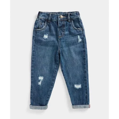 شلوار جین بچه گانه مادرکر مدل Mom Jeans