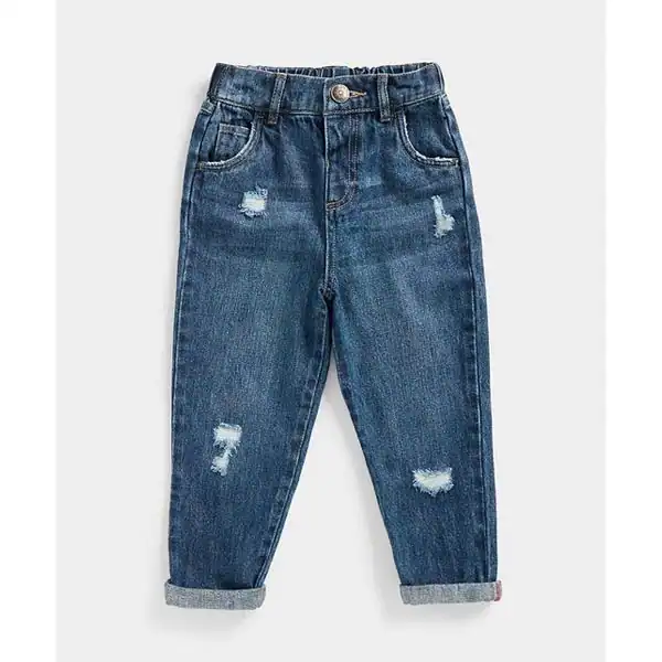 شلوار جین بچه گانه مادرکر مدل Mom Jeans