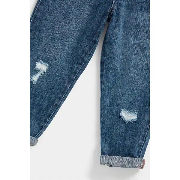 شلوار جین بچه گانه مادرکر مدل Mom Jeans