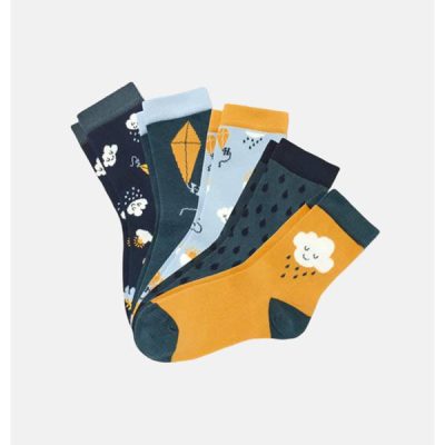جوراب بچه گانه دخترانه برند چیبو مدل Combo Socks
