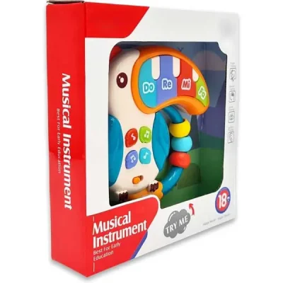 اسباب بازی موزیکال پیانو نوزاد برند Fitto مدل طوطی