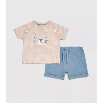 ست تیشرت و شلوارک بچه گانه پسرانه مادرکر مدل Jungle Set