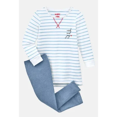 ست بلوز شلوار بچه گانه دخترانه برند چیبو مدل Stripe