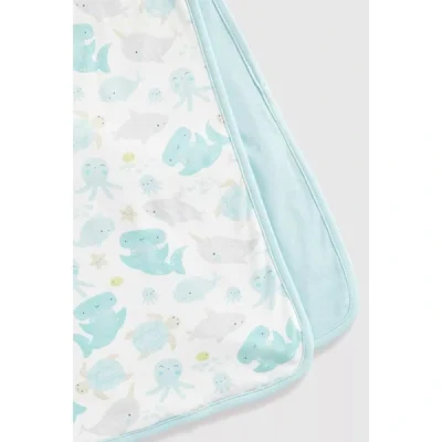 پتو نوزاد برند مادکر مدل Under Sea Shawl