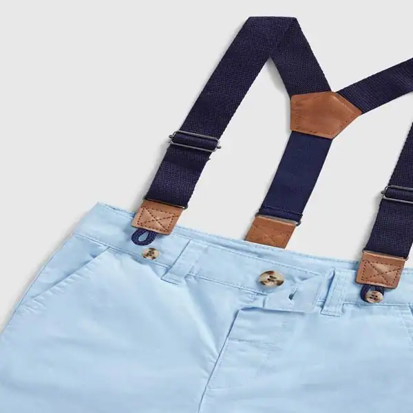 ست پیراهن و شلوارک مجلسی بچه گانه پسرانه مادرکر مدل Braces