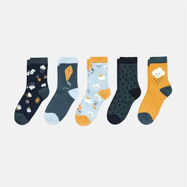 جوراب بچه گانه دخترانه برند چیبو مدل Combo Socks