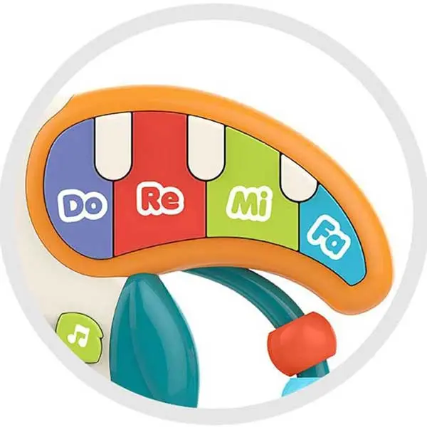 اسباب بازی موزیکال پیانو نوزاد برند Fitto مدل طوطی