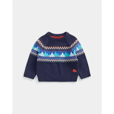 پلیور پسرانه بچه گانه برند مادرکر مدل Fair Isle