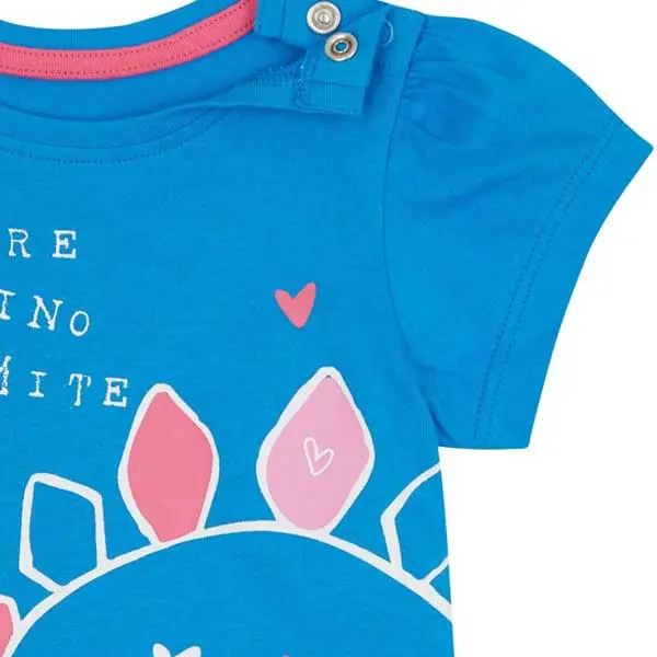 تیشرت نوزادی پسرانه مادرکر مدل Blue Dino