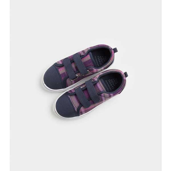 کفش اسپرت دخترانه بچه گانه مادرکر مدل Check Canvas