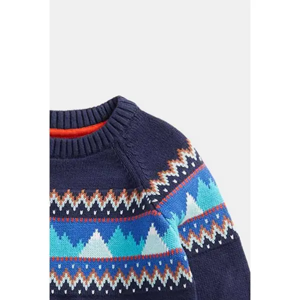 پلیور پسرانه بچه گانه برند مادرکر مدل Fair Isle