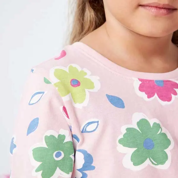 بلوز دخترانه بچه گانه برند مکس مدل Floral Print