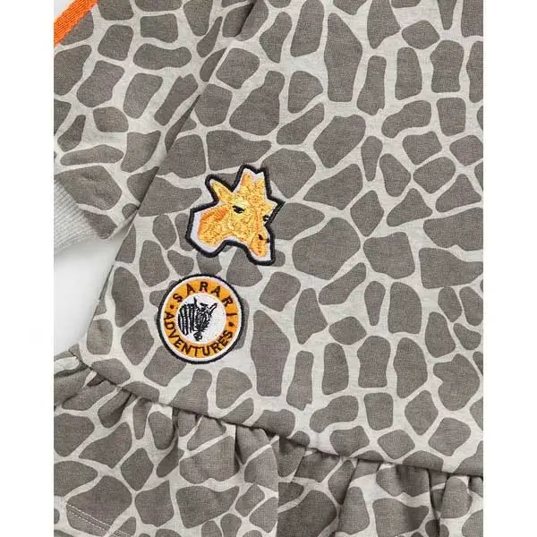 هودی بلند دخترانه بچه گانه برند مادرکر مدل Giraffe