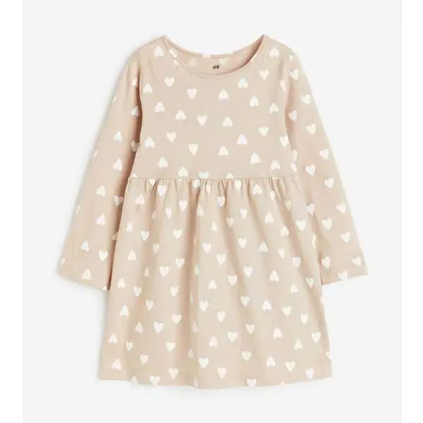 پیراهن دخترانه بچه گانه مادرکر مدل Heart Cotton