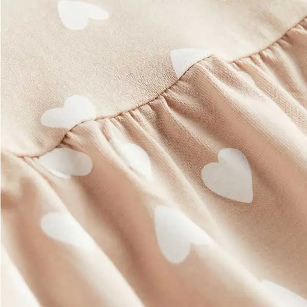 پیراهن دخترانه بچه گانه مادرکر مدل Heart Cotton