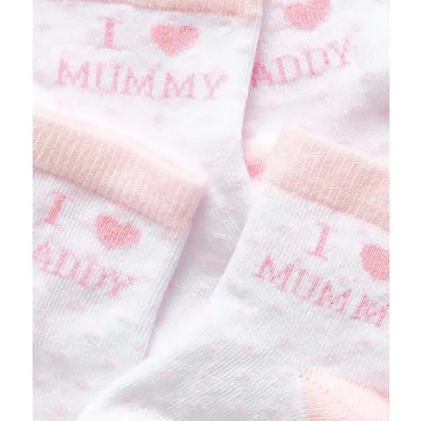 جوراب نوزادی دخترانه مادرکر مدل Love