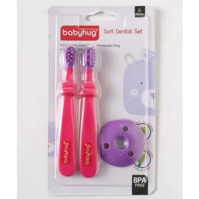 مسواک نوزاد برند Babyhug مدل Soft Dental Set