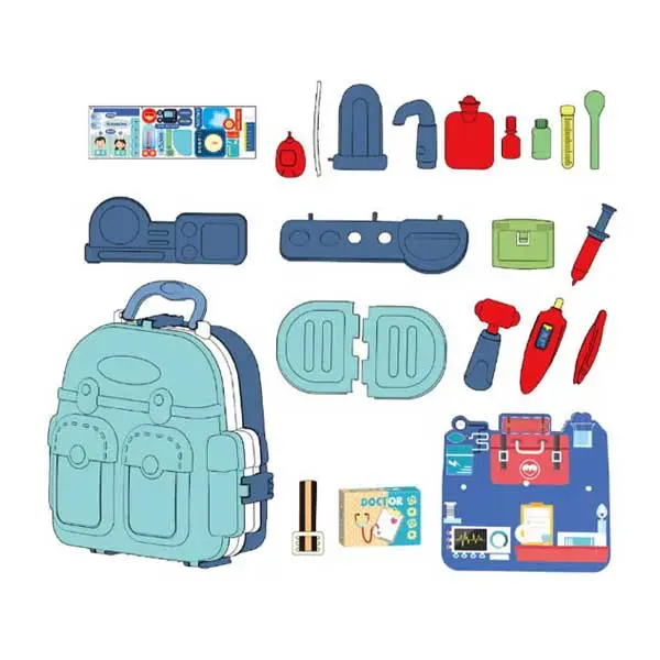 اسباب بازی کوله پشتی لوازم پزشکی برند Mumbo Jumbo مدل Doctor Set