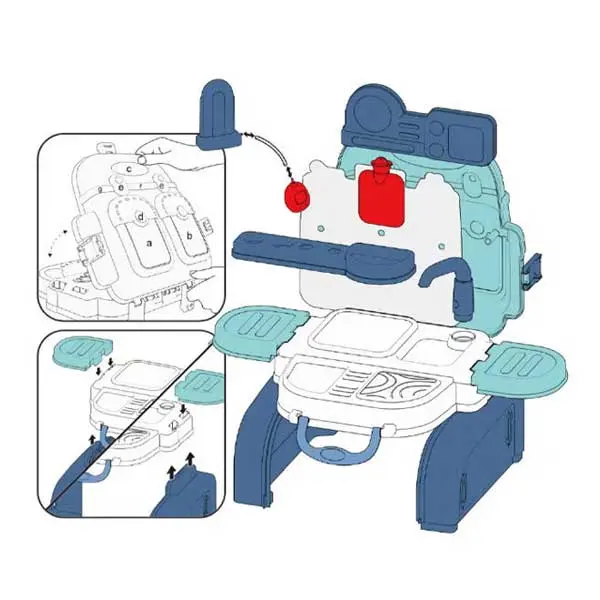 اسباب بازی کوله پشتی لوازم پزشکی برند Mumbo Jumbo مدل Doctor Set