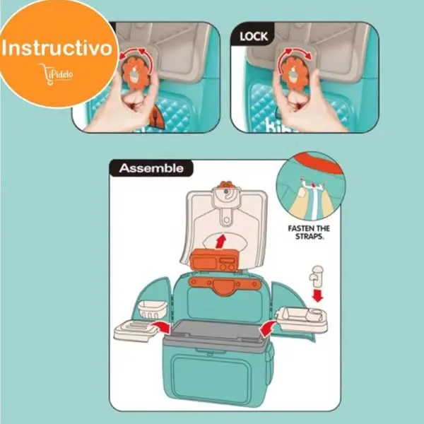 اسباب بازی کوله پشتی آشپزخانه برند Xiong Cheng مدل Little Chef