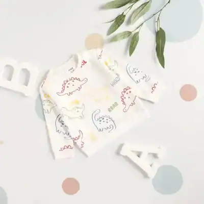 بلوز نوزادی برند مکس مدل Dinosaur