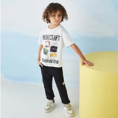 تیشرت بچه گانه پسرانه برند مکس مدل ماینکرفت