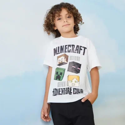تیشرت بچه گانه پسرانه برند مکس مدل ماینکرفت