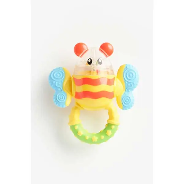 دندان گیر جغجغه ای نوزاد مادرکر مدل Bee Egg