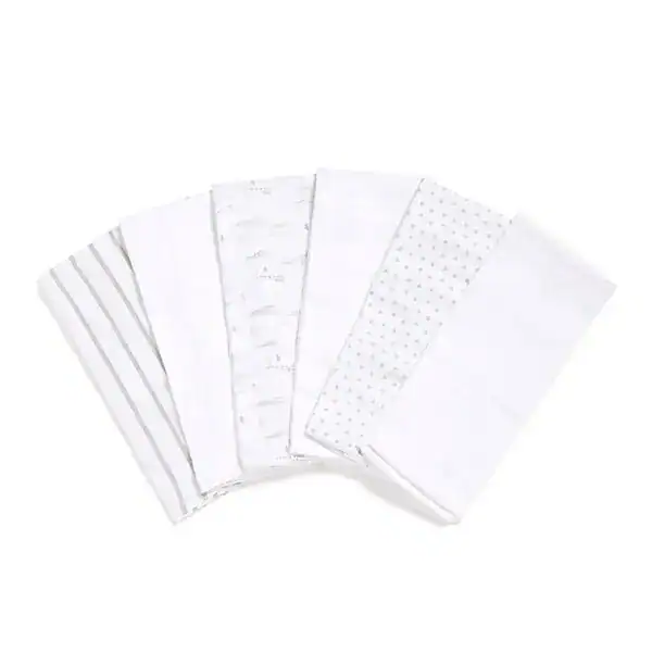 ست 6 تایی دستمال نوزاد مادرکر مدل Grey Muslins