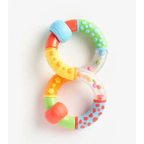 دندان گیر جغجغه ای نوزاد مادرکر مدل Twist Ring