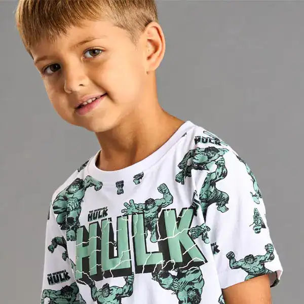 تیشرت بچه گانه پسرانه برند مکس مدل Hulk