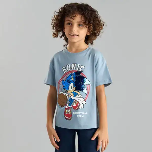 تیشرت بچه گانه پسرانه برند مکس مدل سونیک