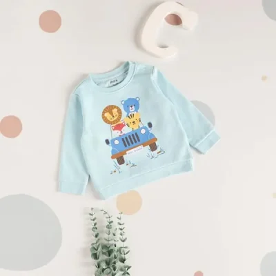 بلوز نوزادی برند مکس مدل Animal Print