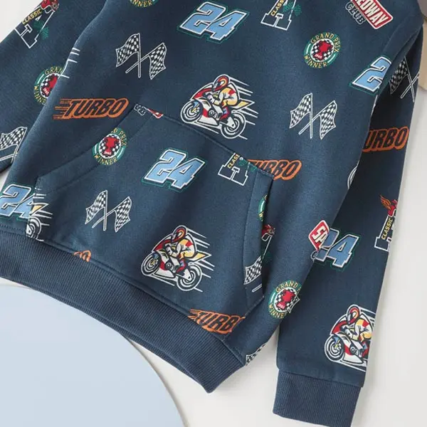 هودی بچه گانه پسرانه برند مکس مدل Racing