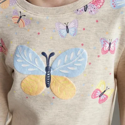 بلوز بچه گانه دخترانه برند مکس مدل Butterfly Print
